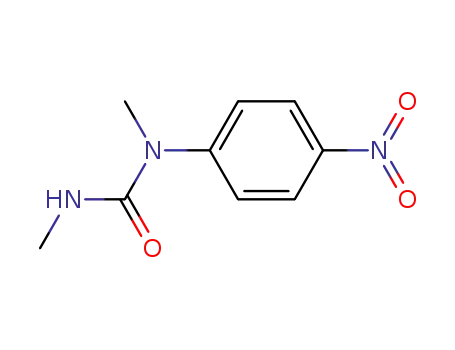 Molecular Structure of 97006-33-2 (1,3-Dimethyl-1-(4-nitro-phenyl)-urea)