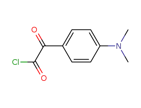 Molecular Structure of 157119-18-1 (Benzeneacetyl chloride, 4-(dimethylamino)-alpha-oxo- (9CI))