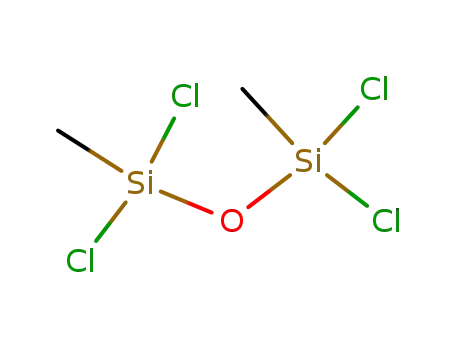 Molecular Structure of 4617-27-0 (1,1,3,3-Tetrachloro-1,3-dimethyldisiloxane)