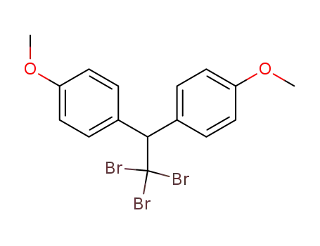 Molecular Structure of 88837-72-3 (Benzene, 1,1'-(2,2,2-tribromoethylidene)bis[4-methoxy-)