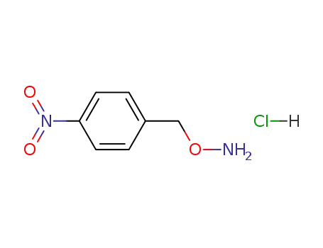 Molecular Structure of 2086-26-2 (O-(4-NITROBENZYL)HYDROXYLAMINE HYDROCHLORIDE)