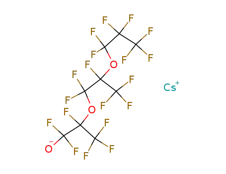 Caesium; 1,1,2,3,3,3-hexafluoro-2-(1,1,2,3,3,3-hexafluoro-2-heptafluoropropyloxy-propoxy)-propan-1-olate