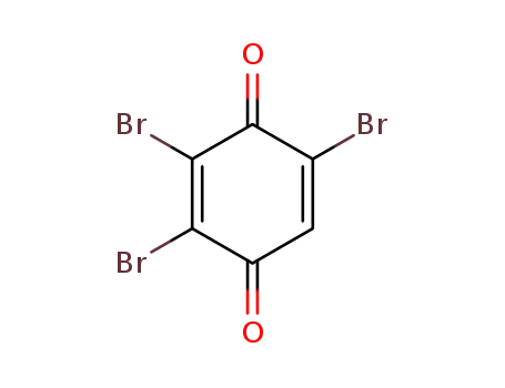 Molecular Structure of 25779-26-4 (2,5-Cyclohexadiene-1,4-dione, 2,3,5-tribromo-)