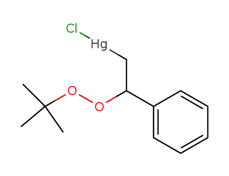 Molecular Structure of 28531-39-7 (<β-(tert-butyldioxy)phenethyl>chloromercury)