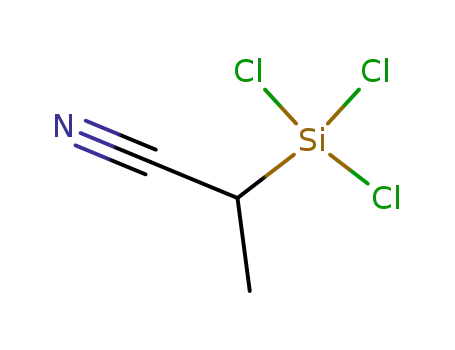 Molecular Structure of 2621-01-4 (2-(trichlorosilyl)propiononitrile)