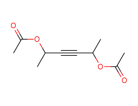 Molecular Structure of 21784-84-9 (3-Hexyne-2,5-diol, diacetate)