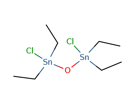 Molecular Structure of 17973-82-9 (1,3-dichloro-1,1,3,3-tetraethyldistannoxane)
