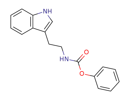 Molecular Structure of 32539-42-7 (Carbamic acid, [2-(1H-indol-3-yl)ethyl]-, phenyl ester)