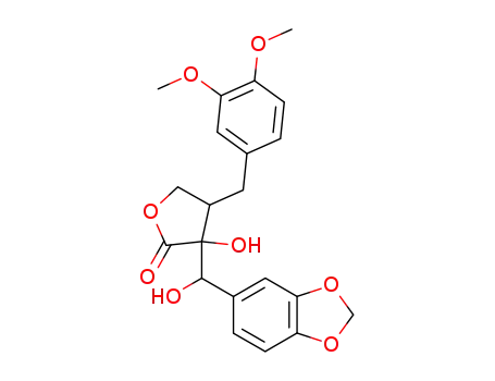 3-(Benzo[1,3]dioxol-5-yl-hydroxy-methyl)-4-(3,4-dimethoxy-benzyl)-3-hydroxy-dihydro-furan-2-one