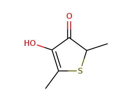 Molecular Structure of 26494-10-0 (4-hydroxy-2,5-dimethylthiophen-3(2H)-one)