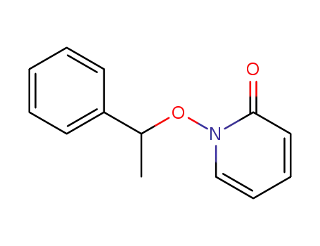 Molecular Structure of 128702-08-9 (2(1H)-Pyridinone, 1-(1-phenylethoxy)-)