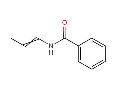 Molecular Structure of 69775-41-3 (Benzamide, N-1-propenyl- (9CI))