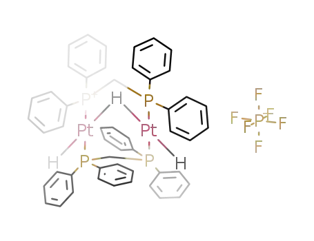 {PtH2(μ-H)(μ-dppm)2}PF6