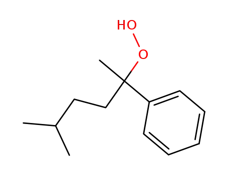 Molecular Structure of 85981-61-9 (Hydroperoxide, 1,4-dimethyl-1-phenylpentyl)
