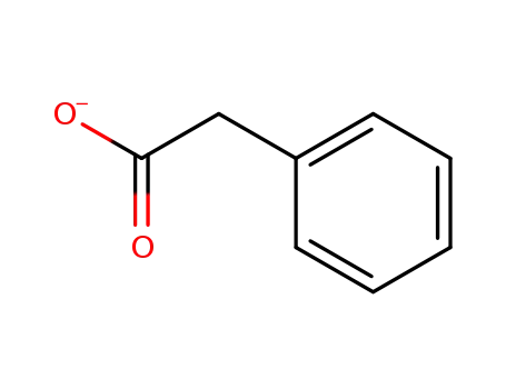 Molecular Structure of 7631-42-7 (phenylacetic acid anion)