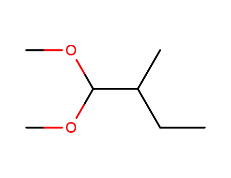 Molecular Structure of 54286-88-3 (1,1-Dimethoxy-2-methylbutane)