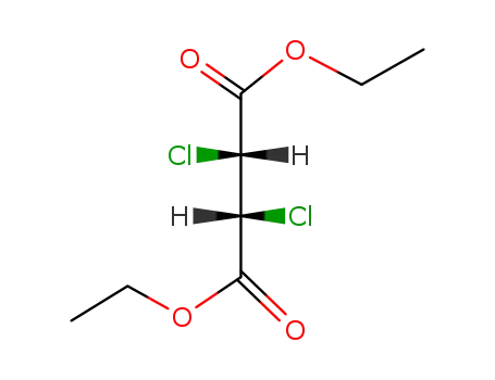 Molecular Structure of 62243-26-9 (Diethyl 2,3-dichlorobutanedioate)