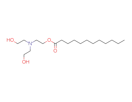 Molecular Structure of 1793-68-6 (2-[bis(2-hydroxyethyl)amino]ethyl laurate)