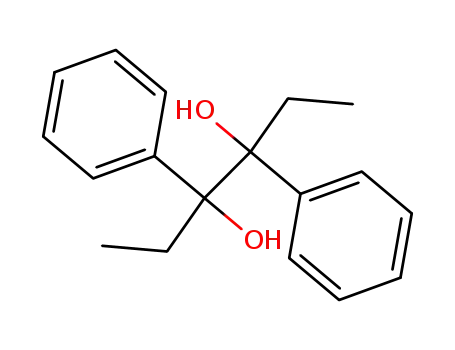 Molecular Structure of 10442-33-8 (3,4-diphenylhexane-3,4-diol)