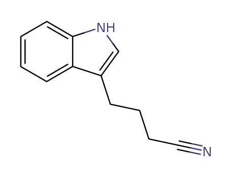 Molecular Structure of 59108-95-1 (4-(1H-indol-3-yl)butanenitrile)
