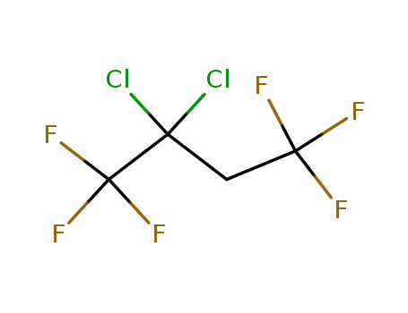 Molecular Structure of 162462-08-0 (2,2-DICHLORO-1,1,1,4,4,4-HEXAFLUOROBUTANE)