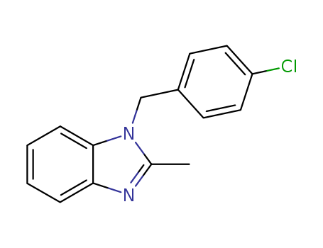 1-[(4-chlorophenyl)methyl]-2-methylbenzimidazole