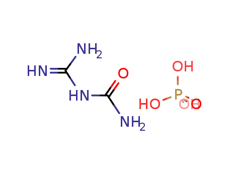 Molecular Structure of 17675-60-4 (Guanylurea phosphate)