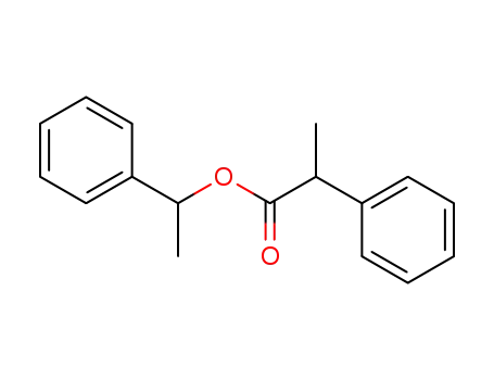 Benzeneacetic acid, a-methyl-, 1-phenylethyl ester