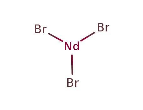 Molecular Structure of 13536-80-6 (Neodymium bromide)