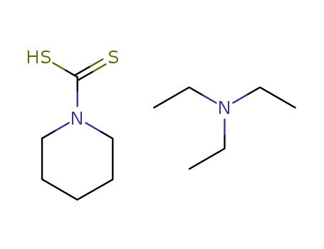 Molecular Structure of 59983-55-0 (triethylammonium piperidinodithiocarbamate)