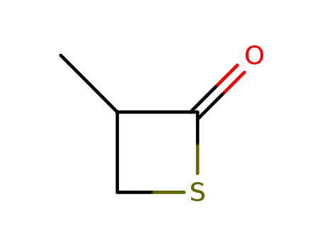 Molecular Structure of 21083-22-7 (2-Thietanone, 3-methyl-)