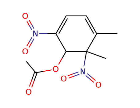 5,6-dimethyl-2,6-dinitrocyclohexa-2,4-dienyl acetate