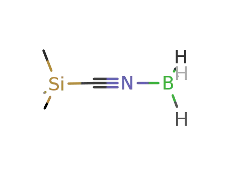 Molecular Structure of 18148-56-6 ((CH<sub>3</sub>)3SiCNBH<sub>3</sub>)