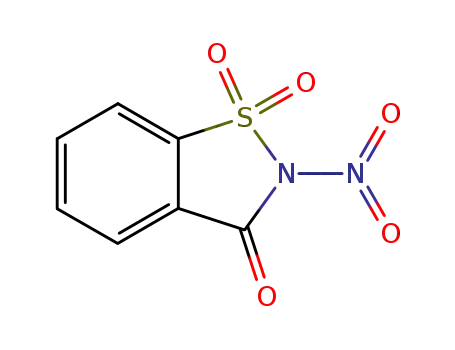 Molecular Structure of 80283-99-4 (2-nitrobenzo[d]isothiazol-3(2H)-one 1,1-dioxide)