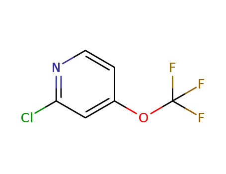 Molecular Structure of 1206975-33-8 (2-chloro-4-(trifluoromethoxy)pyridine)