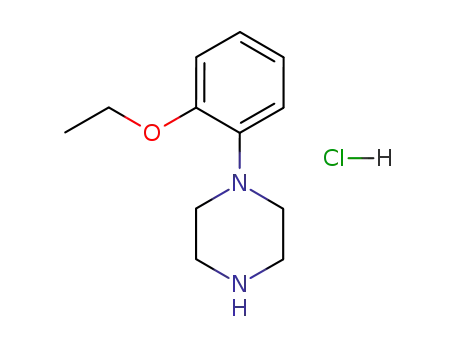 Molecular Structure of 83081-75-8 (1-(2-ETHOXYPHENYL)PIPERAZINE HYDROCHLORIDE)