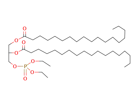 Octadecanoic acid, 1-[[(diethoxyphosphinyl)oxy]methyl]-1,2-ethanediyl
ester