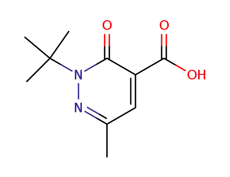 2-t-butyl-2,3-dihydro-6-methyl-3-oxopyridazine-4-carboxylic acid