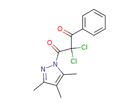 2,2-Dichloro-1-phenyl-3-(3,4,5-trimethyl-pyrazol-1-yl)-propane-1,3-dione
