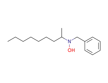 Benzenemethanamine, N-hydroxy-N-(1-methyloctyl)-