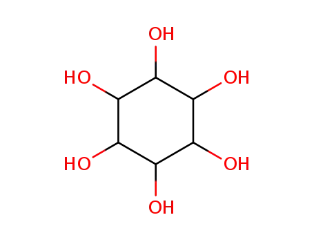 Molecular Structure of 551-72-4 (L-(-)-CHIRO-INOSITOL)