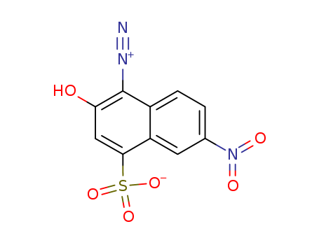 1-Naphthalenediazonium,2-hydroxy-6-nitro-4-sulfo-