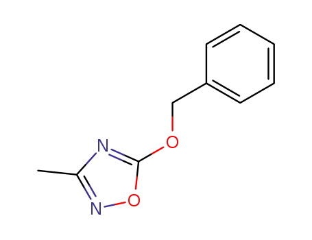 Molecular Structure of 167773-20-8 (5-benzyloxy-3-methyl-1,2,4-oxadiazole)
