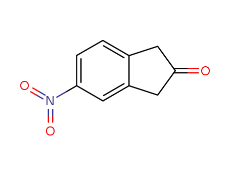 Molecular Structure of 116530-60-0 (5-Nitro-2-indanone)