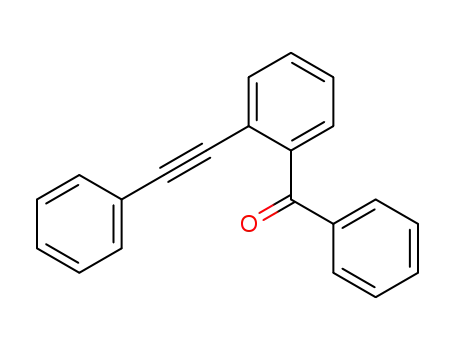 Molecular Structure of 221458-86-2 (Methanone, phenyl[2-(phenylethynyl)phenyl]-)