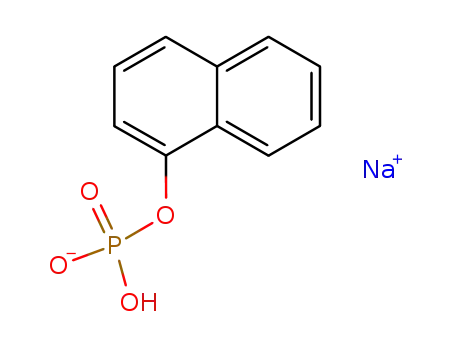Molecular Structure of 2650-44-4 (1-NAPHTHYL PHOSPHATE MONOSODIUM SALT MONOHYDRATE)