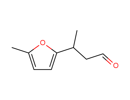 2-Furanpropanal, b,5-dimethyl-