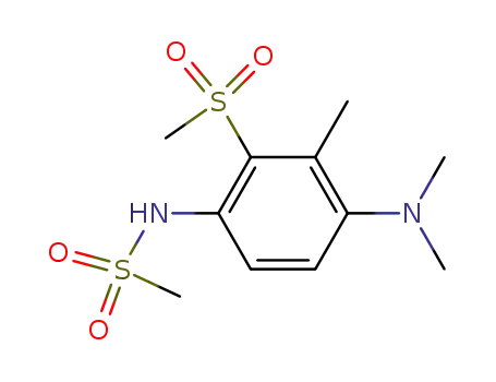3-methyl-2-methanesulphonyl-4-(N,N-dimethylamino)-N-methanesulphonanilide
