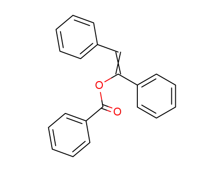 Molecular Structure of 63856-79-1 (Benzenemethanol, a-(phenylmethylene)-, benzoate)