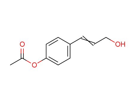 Molecular Structure of 1202495-53-1 (1-hydroxy-3-(4-acetoxyphenyl)-2-propen)